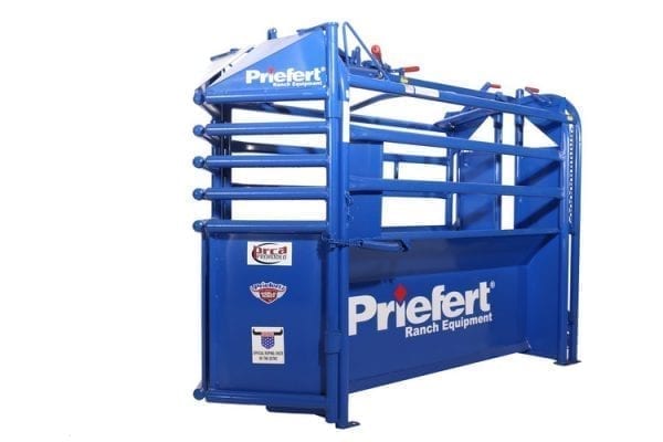 Priefert Cattle Manual Roping Chute
