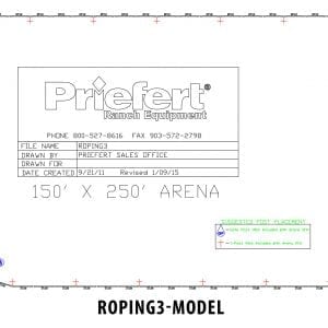 Priefert ROPING3 - Arena Model