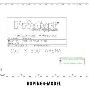 Priefert ROPING4 - Arena Model