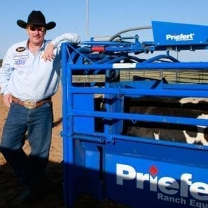 Speed Williams Priefert Automatic Cattle Roping Chute
