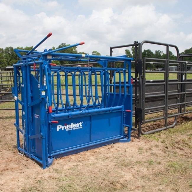 Priefert Squeeze Chutes - Model S0191 - Kovac Ranch Equipment