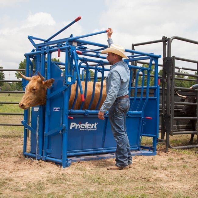 Priefert Squeeze Chutes Model S Kovac Ranch Equipment