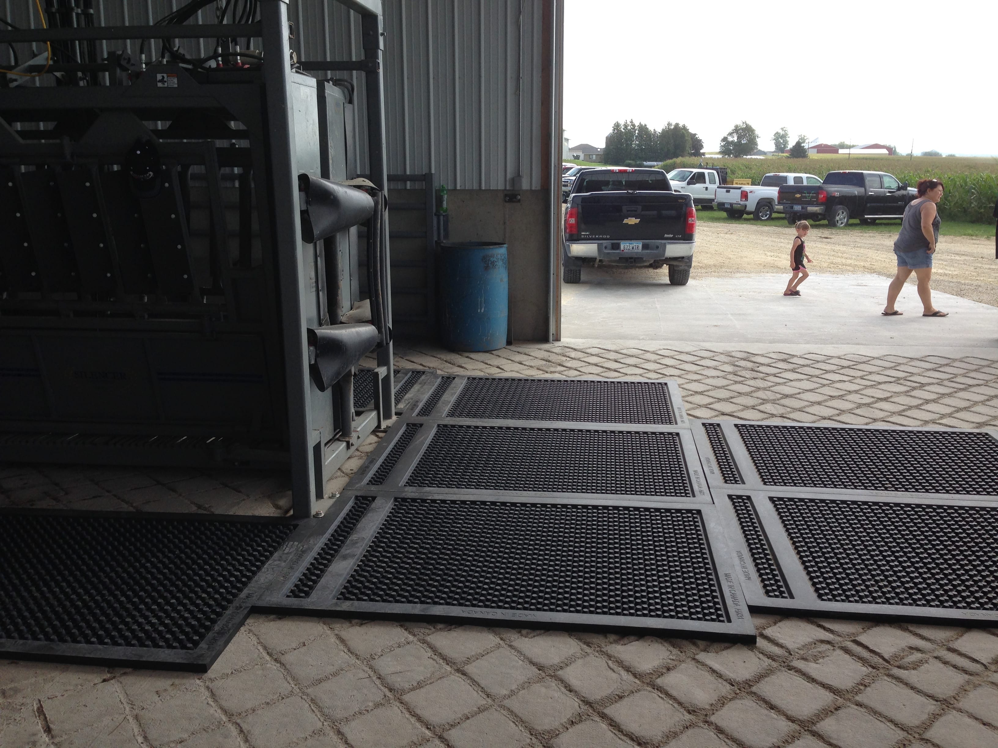 Rubber Mat for Squeeze Chute