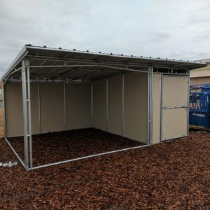 KRE 12'x12' Shtler with Attached Feed Room