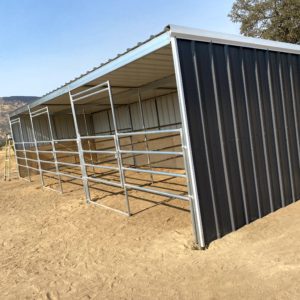3 Stall Horse Shelter